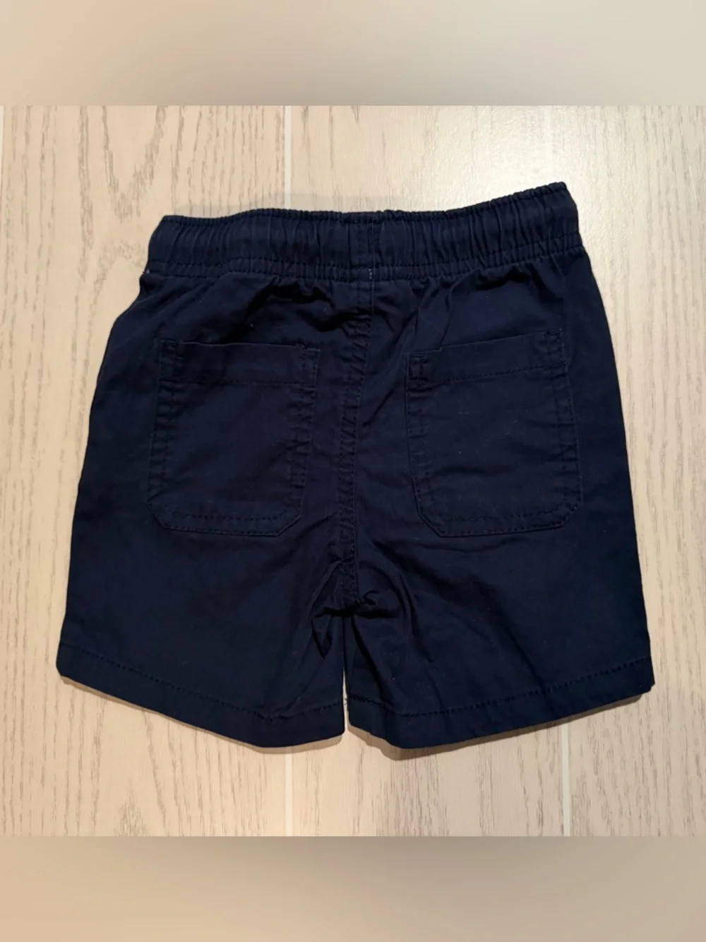 Cat & Jack Baby Boy 18M Outfit 3Pc‎ Set Blue Polo Shirt Shorts EUC